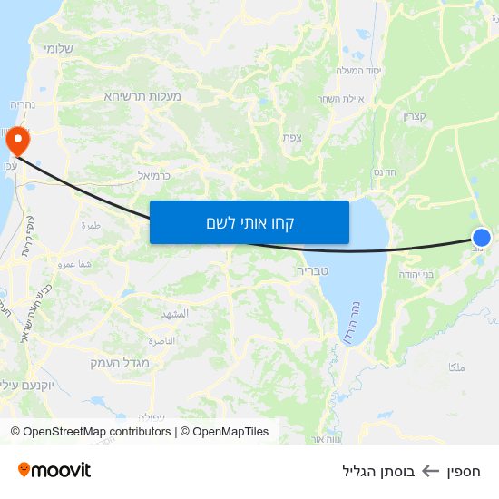 מפת חספין לבוסתן הגליל