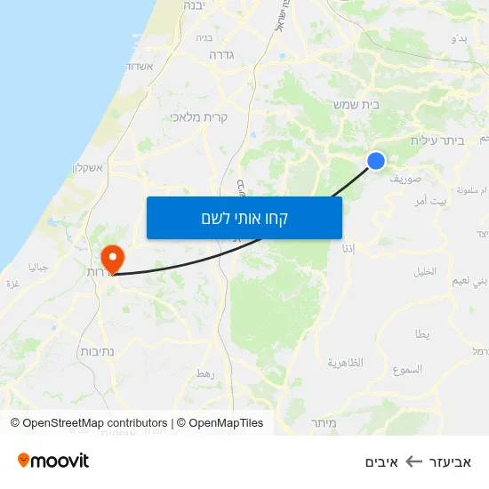 מפת אביעזר לאיבים