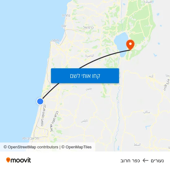 מפת נעורים לכפר חרוב