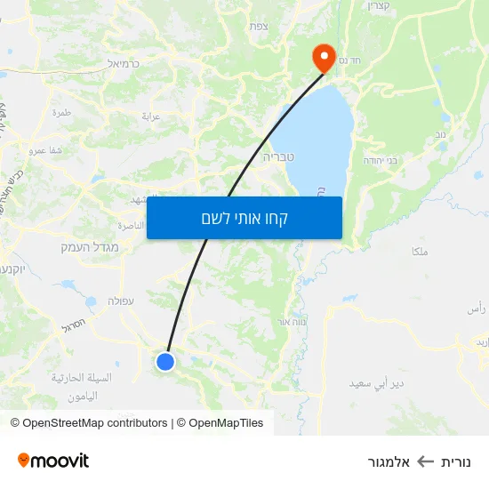 מפת נורית לאלמגור