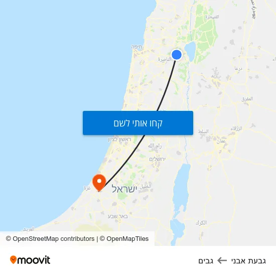 מפת גבעת אבני לגבים