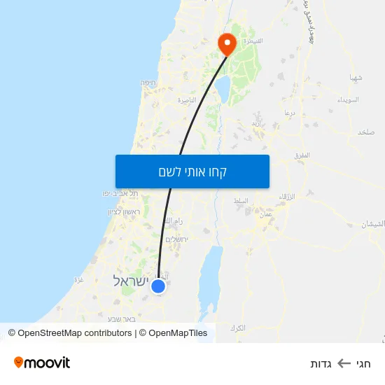 מפת חגי לגדות