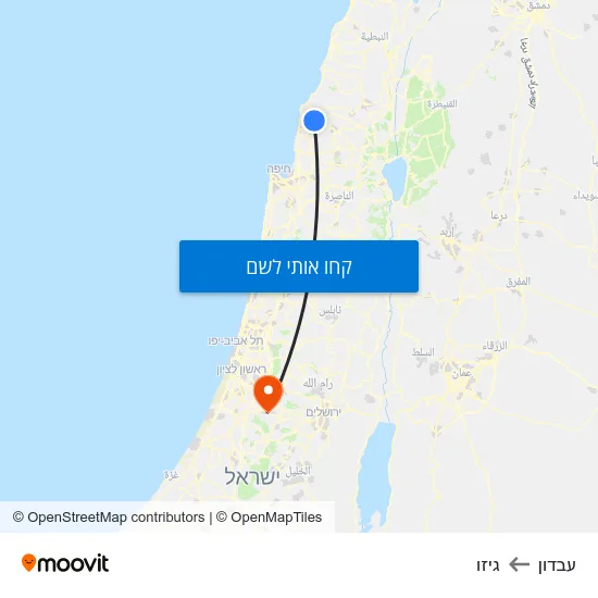 מפת עבדון לגיזו