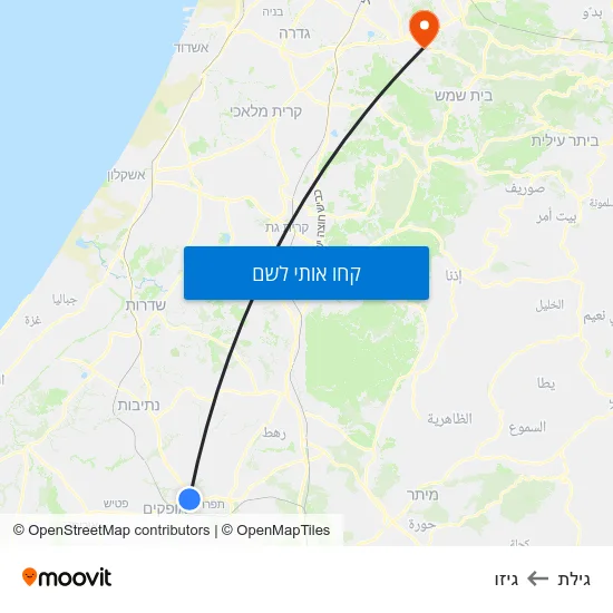 מפת גילת לגיזו