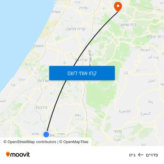 מפת פדויים לגיזו