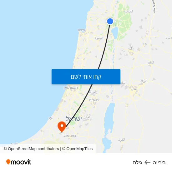 מפת בירייה לגילת