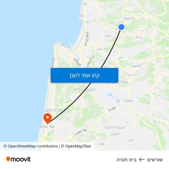 מפת שורשים לבית חנניה