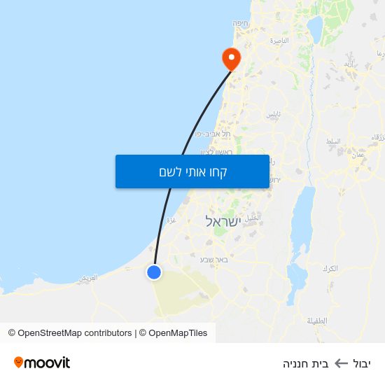 מפת יבול לבית חנניה