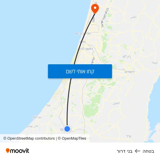 מפת בטחה לבני דרור