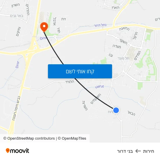 מפת חירות לבני דרור