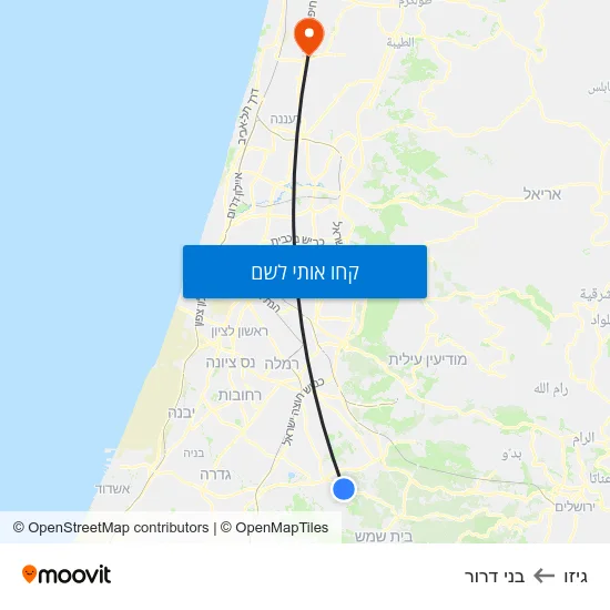 מפת גיזו לבני דרור