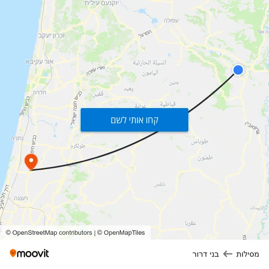 מפת מסילות לבני דרור