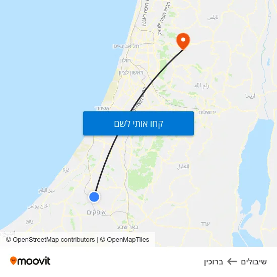 מפת שיבולים לברוכין