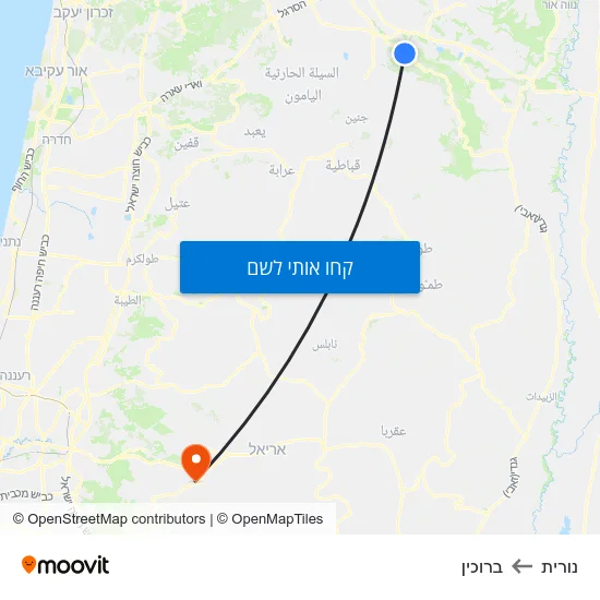 מפת נורית לברוכין