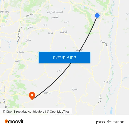 מפת מסילות לברוכין