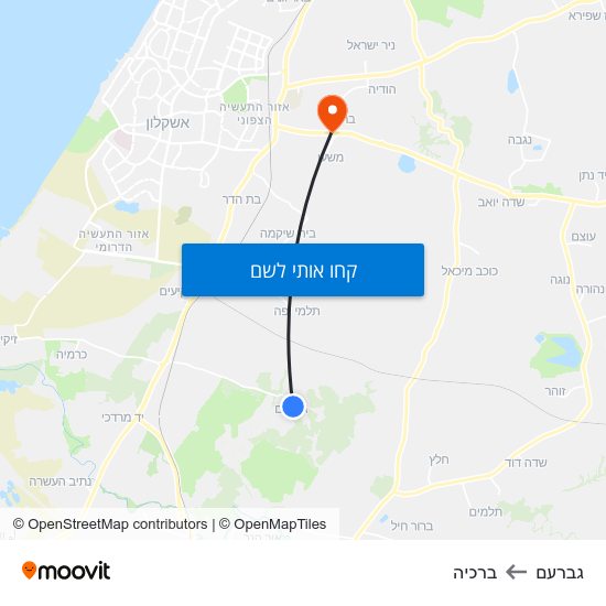 מפת גברעם לברכיה