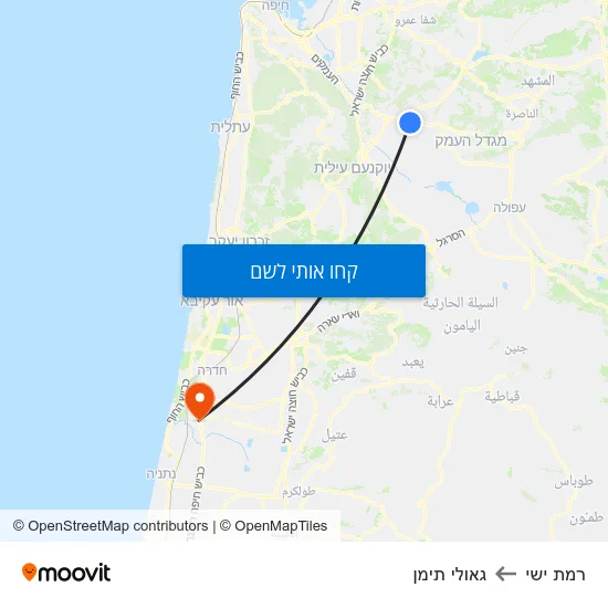 מפת רמת ישי לגאולי תימן