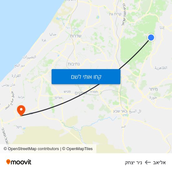 מפת אליאב לניר יצחק