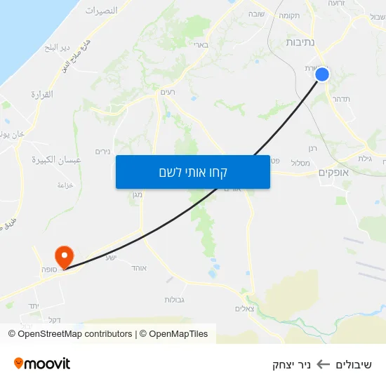 מפת שיבולים לניר יצחק