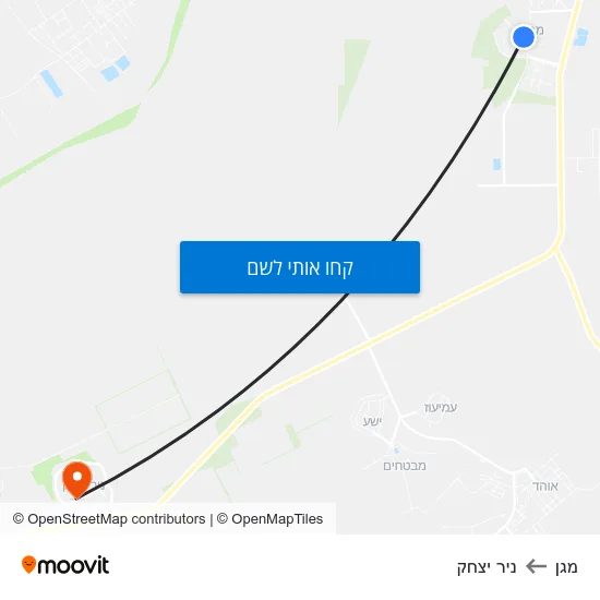 מפת מגן לניר יצחק