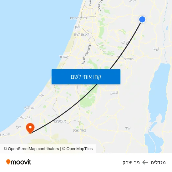 מפת מגדלים לניר יצחק