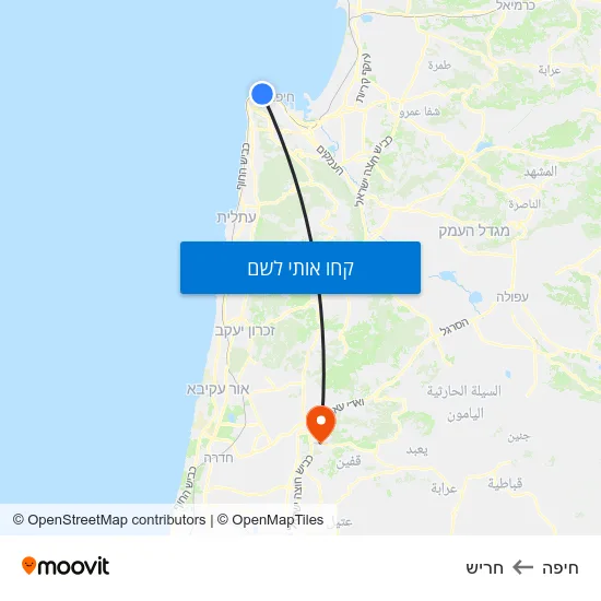 מפת חיפה לחריש