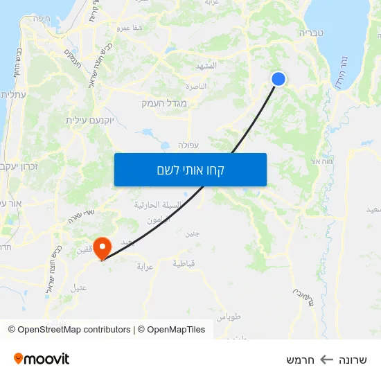 מפת שרונה לחרמש