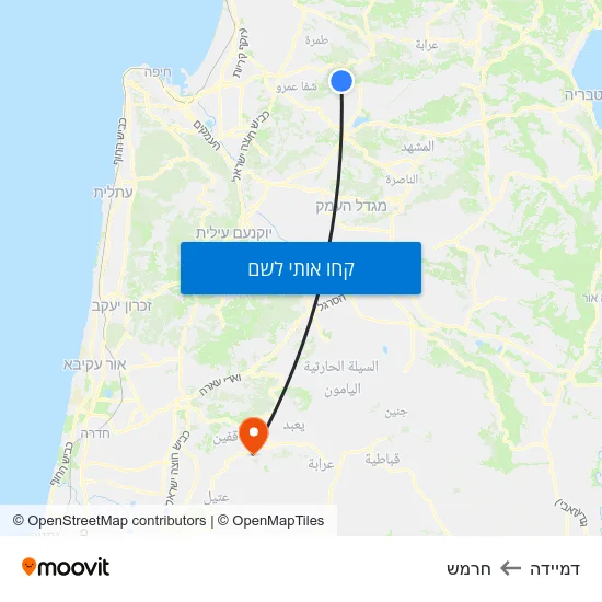 מפת דמיידה לחרמש