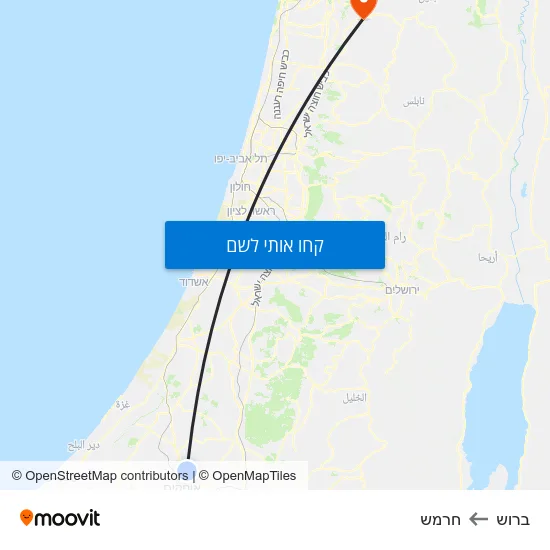 מפת ברוש לחרמש