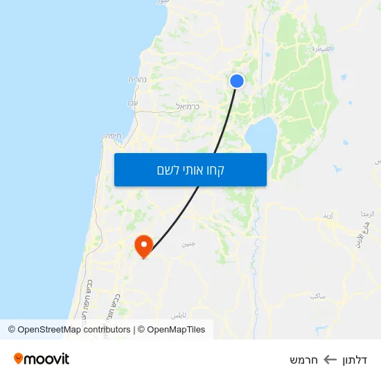 מפת דלתון לחרמש