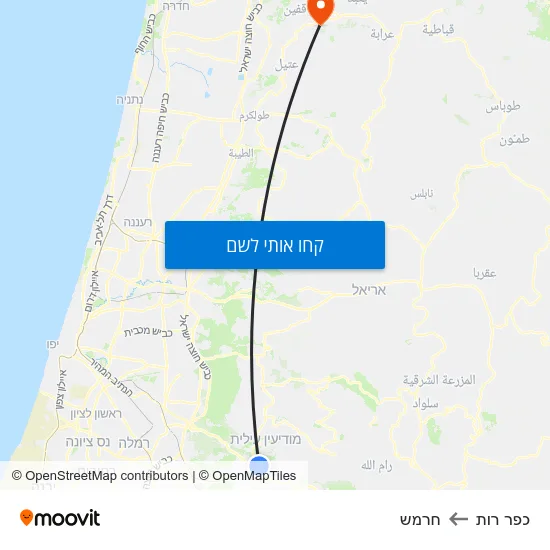 מפת כפר רות לחרמש