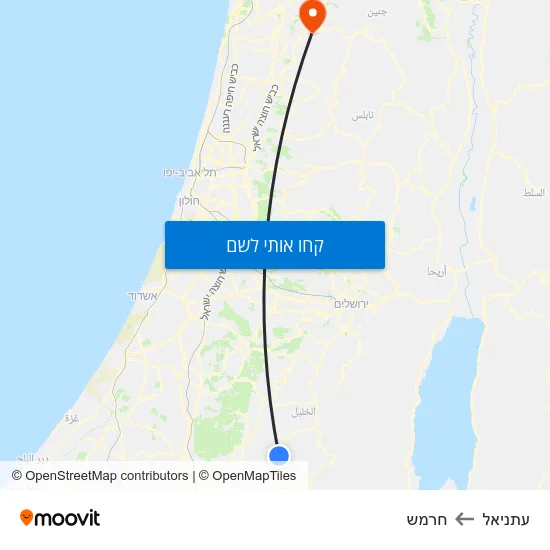 מפת עתניאל לחרמש
