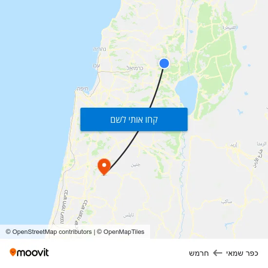 מפת כפר שמאי לחרמש