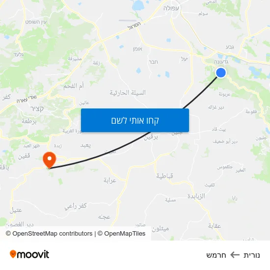 מפת נורית לחרמש