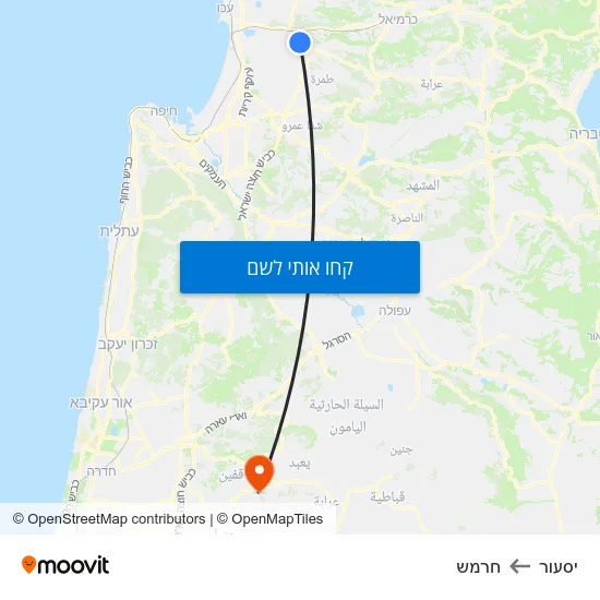מפת יסעור לחרמש