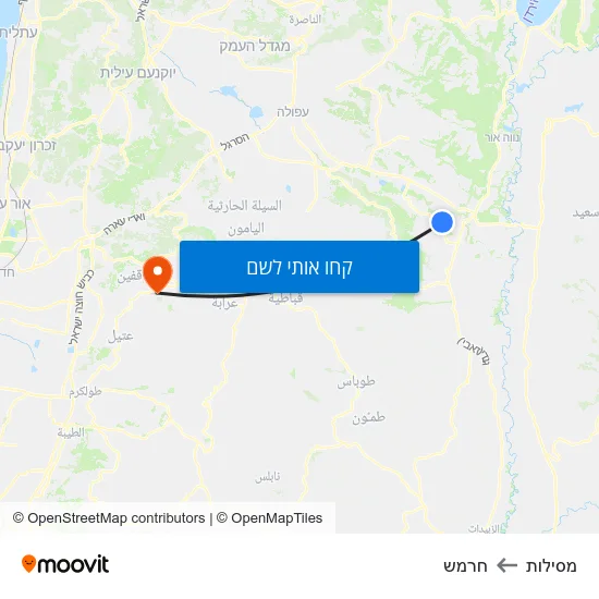 מפת מסילות לחרמש