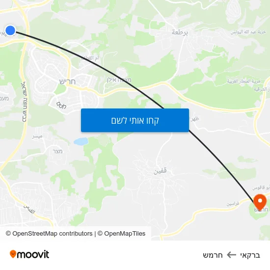 מפת ברקאי לחרמש