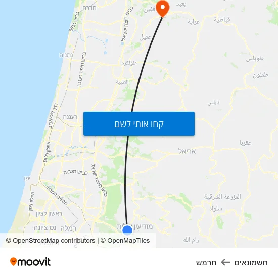 מפת חשמונאים לחרמש
