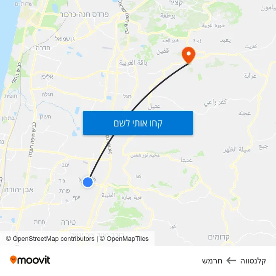 מפת קלנסווה לחרמש