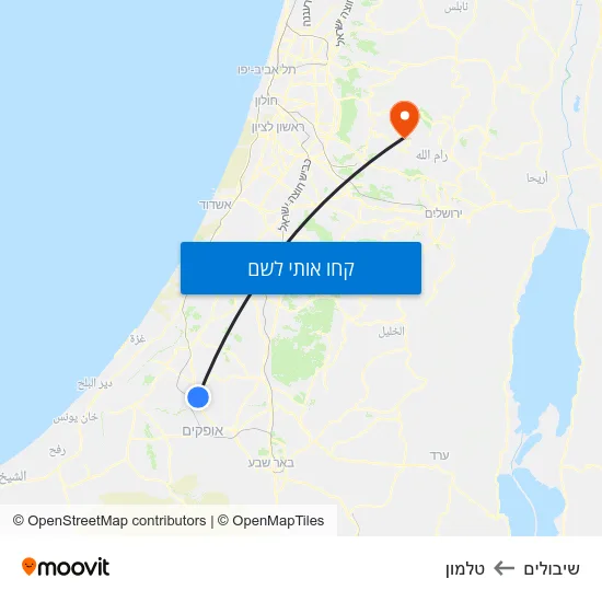 מפת שיבולים לטלמון