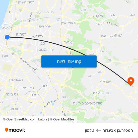 מפת המסגר/בן אביגדור לטלמון