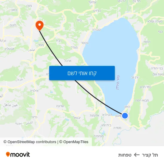מפת תל קציר לטפחות