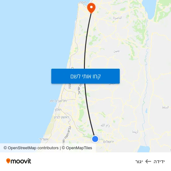 מפת ידידה ליגור