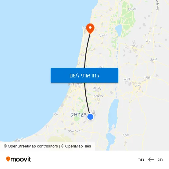 מפת חגי ליגור
