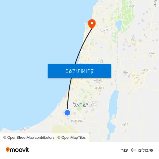 מפת שיבולים ליגור