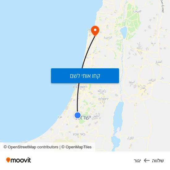 מפת שלווה ליגור