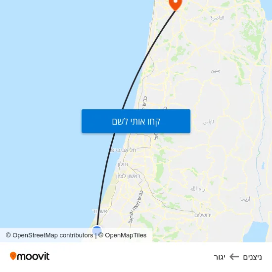 מפת ניצנים ליגור
