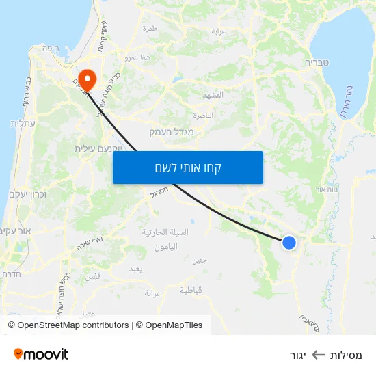 מפת מסילות ליגור