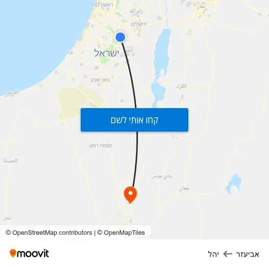 מפת אביעזר ליהל