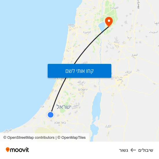 מפת שיבולים לגשור